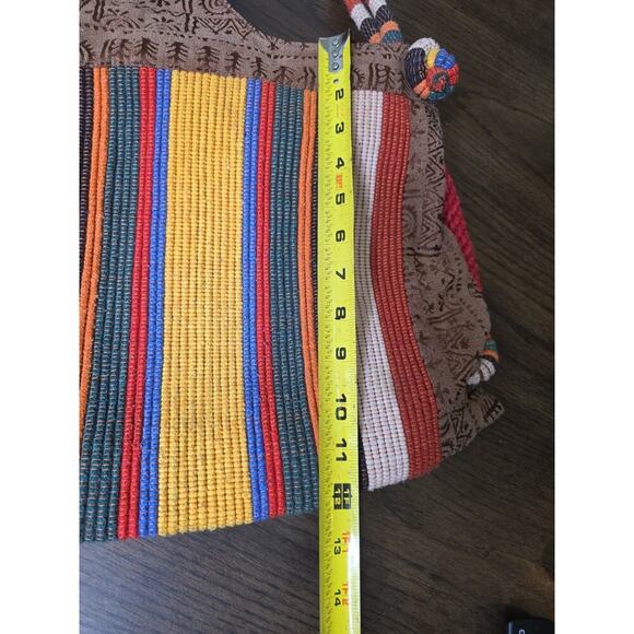 Buzhiyun Women Hippie Boho Chic Hobo Handbag Shoulder Bag Knit Embroidery Large - Picture 10 of 16